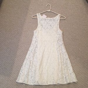Cream lace dress